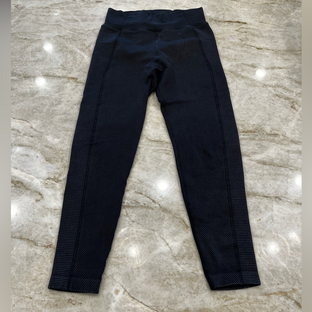 Offline by‎ Aerie Ribbed High Waist Leggings Off Black Size Medium